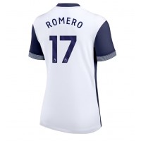 Fotballdrakt Dame Tottenham Hotspur Cristian Romero #17 Hjemmedrakt 2024-25 Kortermet